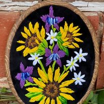 Load image into Gallery viewer, Custom Embroidery Art Piece
